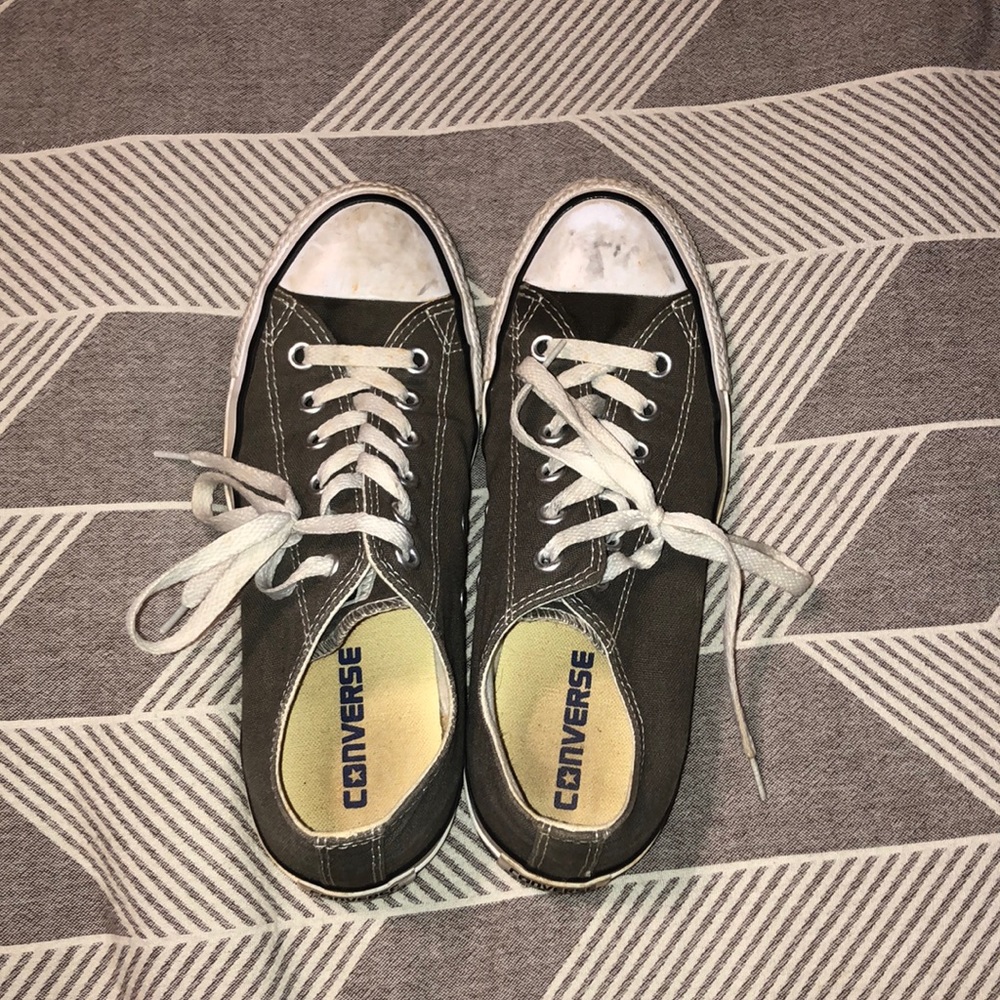 Dark Grey Converse